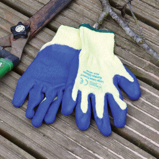 Latex Coated Gloves Size: L