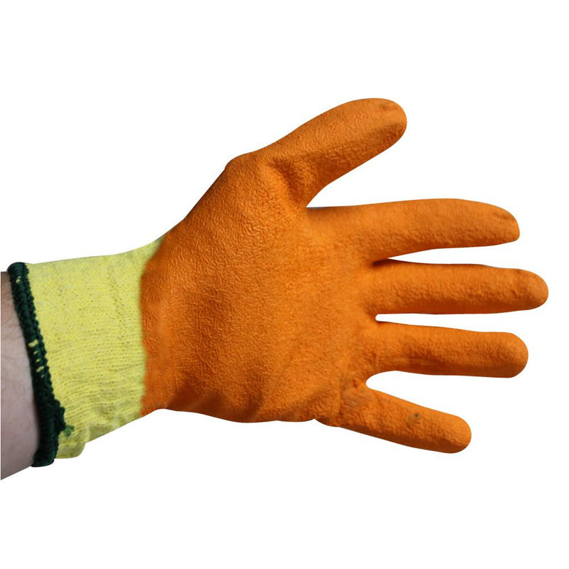 Latex Coated Gloves Size: L